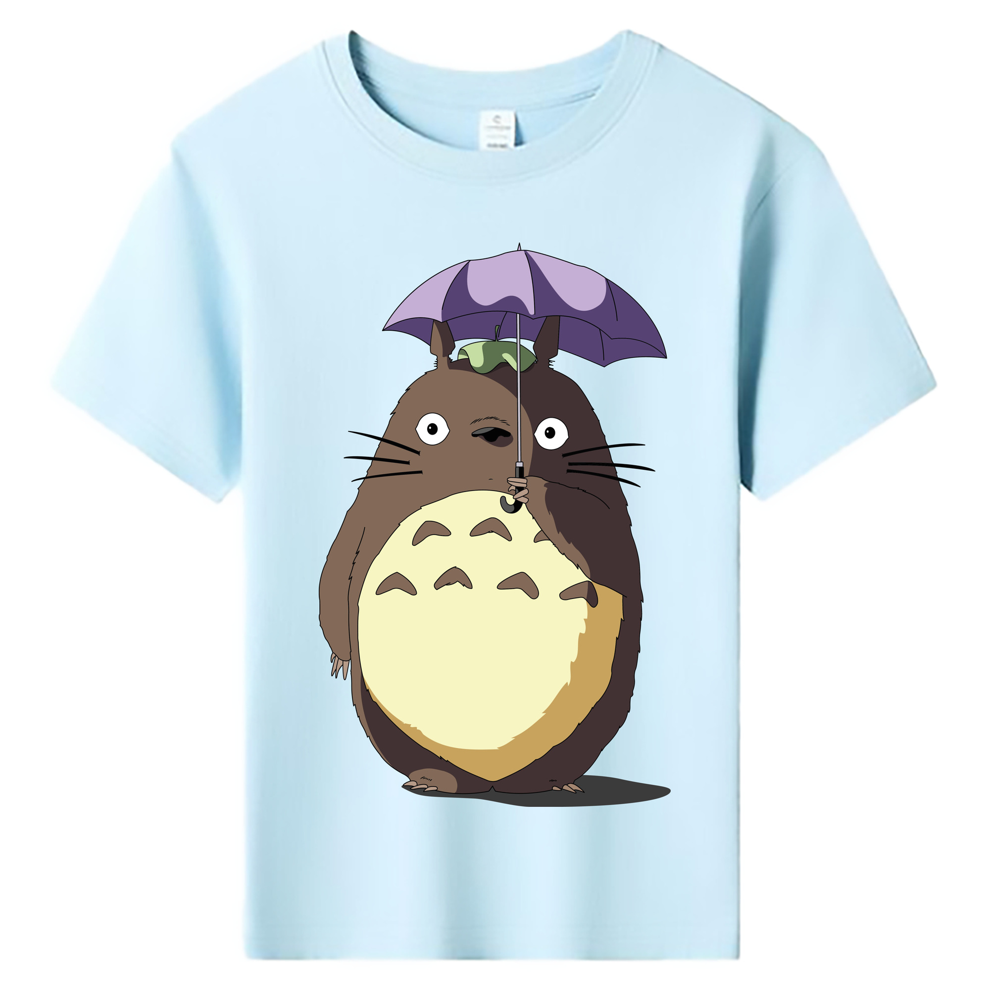 （画像用） となりのトトロ 草壁メイ 草壁サツキ My Neighbor Totoro Satsuki Kusakabe Mei Kusakabe 綿100％キッズTシャツ（フロントプリント）
